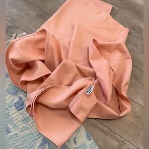 Vintage Riegel Salmon Tablecloth 54x54 Restaurant Quality Made in USA Gorgeous